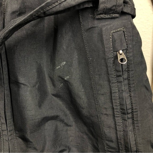 The North Face Hyvent Belted Rain Trench Coat Black Small - Picture 4 of 11